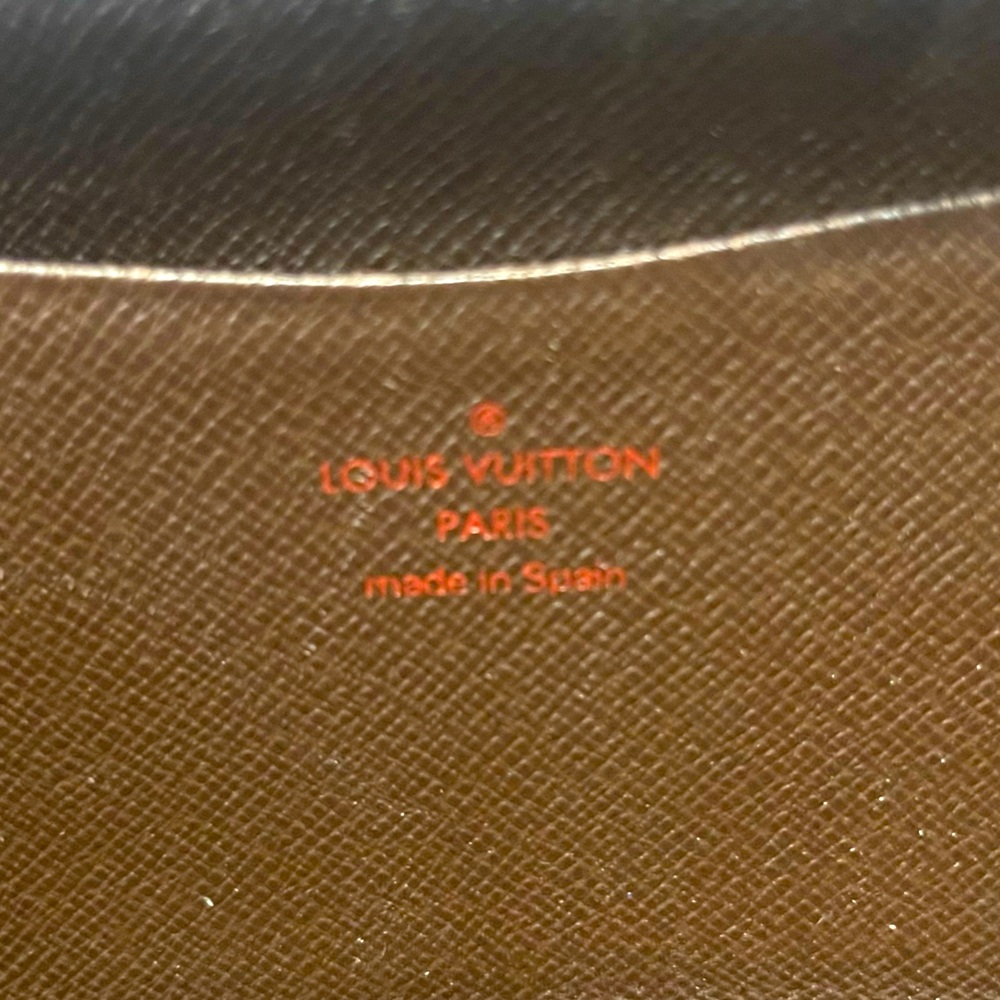 Authentic Louis Vuitton Damier Ebene Canvas Pre-Loved Vintage Zippy Wallet Brown - Picture 10 of 16